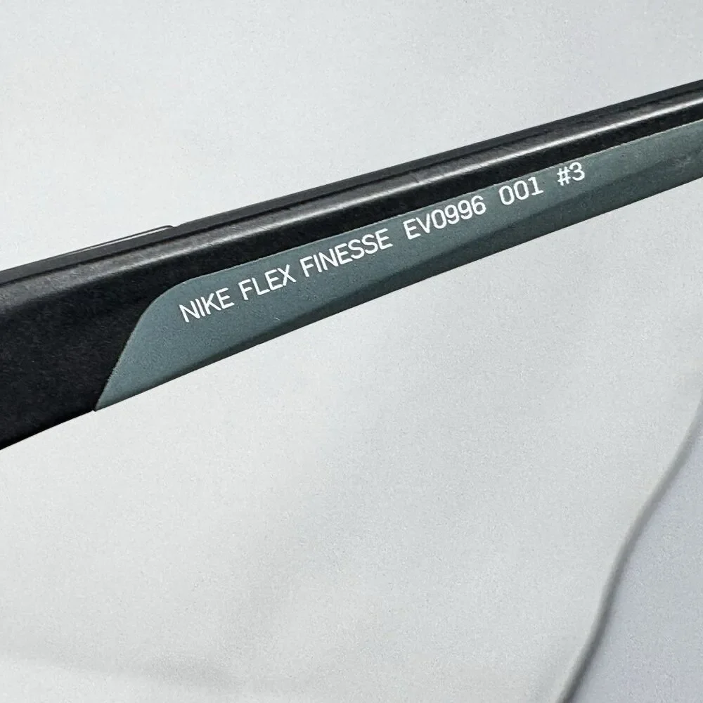 Nike Flex Finesse EV0996 001 Black Sunglass Frames Made in Italy ~56-16-140